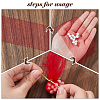 Polyester Organza Ribbons for Sewing Decoration OCOR-WH0109-083-5