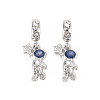 Rack Plating Alloy Enamel European Dangle Charms MPDL-N039-113-1