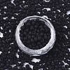 Frosted Colours Glass Beads SEED-S040-03A-01-2