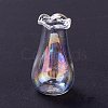 Miniature Glass Vase Ornaments AJEW-Z006-01F-2