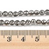Electroplate Transparent Glass Beads EGLA-B013-02A-PL16-4