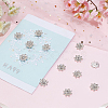 Fingerinspire 40Pcs Flower Rhinestone Cabochon FIND-FG0003-22-4