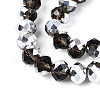 Electroplate Glass Beads Strands GR8MMY-01S-3