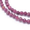 Natural Ruby Beads Strands G-E411-14-2.5mm-3