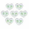 Transparent Resin Pendants RESI-N030-001A-1