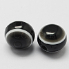Round Evil Eye Resin Beads LS-RESI-R159-10mm-02-1