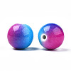 Spray Painted Acrylic Beads X-MACR-S275-040-3
