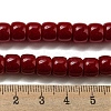 Opaque Glass Beads Strands X-GLAA-NH0002-B07-3