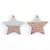 Resin & Walnut Wood Pendants RESI-T023-23A-2