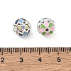 Brass Enamel Beads KK-CBA18B7-01P-3