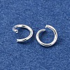 Brass Open Jump Rings KK-G604-08S-09-2