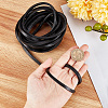 Flat Cowhide Leather Cord WL-GF0001-10A-02-3