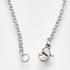 Non-Tarnish 201 Stainless Steel Pendant Necklaces NJEW-T009-JN110-1-40-3