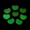 Luminous UV Plating Opaque Acrylic Beads OACR-N154-02B-01-2