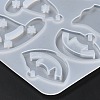 DIY Halloween Theme Pendant Silicone Molds DIY-I102-04-5