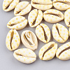 Printed Cowrie Shell Beads X-SHEL-S274-02-2