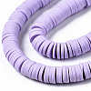 Handmade Polymer Clay Beads Strands CLAY-R089-8mm-146-2