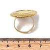 304 Stainless Steel Cuff Ring Components STAS-P403-04G-3