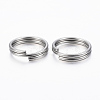 Tarnish Resistant 304 Stainless Steel Split Rings STAS-H413-05P-C-2