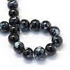 Baking Paint Glass Round Bead Strands DGLA-Q019-8mm-73-2