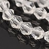 Faceted Bicone Glass Beads Strands EGLA-P016-4mm-01-3