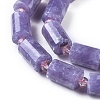 Natural Lepidolite/Purple Mica Stone Beads Strands G-F653-21-3