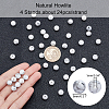 ARRICRAFT Natural Howlite Beads Strands G-AR0002-16-2