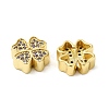 Rack Plating Brass Micro Pave Cubic Zirconia Beads KK-K377-16G-2