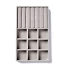 9-Grid Rectangle Velvet Jewelry Trays ODIS-O005-01B-1