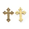 Tibetan Style Alloy Big Pendants TIBEP-A20541-AG-FF-2