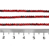 Transparent Glass Beads Strands GLAA-H027-01C-5