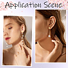 20Pcs Brass Stud Earring Findings KK-SC0006-80-6