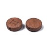 Laser Engraved Wood Beads WOOD-S053-53K-3