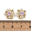 Brass Pave Cubic Zirconia Multi-strand Links ZIRC-F145-02G-01-3