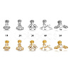 G23 Titanium Micro Pave Clear Cubic Zirconia Labrets WG4B733-05-2