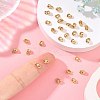 SHEGRACE Brass Bead Tips XGRQ6M684-914G-4