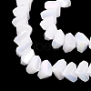 Electroplate Opaque Glass Beads Strands EGLA-Q139-01A-C01-3