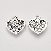 Tibetan Style Alloy Charms TIBEP-S319-005AS-RS-1