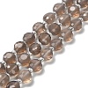 Natural Grey Agate Beads Strands G-B153-A01-2
