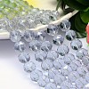 Faceted Round Imitation Austrian Crystal Bead Strands G-M191-6mm-04A-1