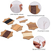 6 Bundles 6 Colors Waxed Cotton Cords OCOR-CY0001-96-5