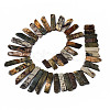 Natural Picasso Stone/Picasso Jasper Beads Strands G-S355-19-01-3