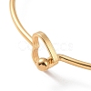201 Stainless Steel Hollow Out Heart Bangle BJEW-P285-01G-3