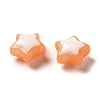 Imitation Jelly Transparent Acrylic Beads SACR-R741-03D-2