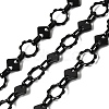 304 Stainless Steel Flower with Rhombus Link Chains CHS-Z007-14B-1