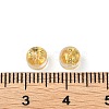 Rack Plating Brass Ear Nuts KK-M269-07G-3