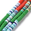 Handmade Polymer Clay Bead Strands CLAY-C003-04E-1