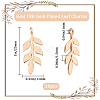16Pcs Brass Pendants KK-BBC0008-25-2