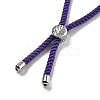 Twisted Nylon Cord Silder Bracelets DIY-B066-03P-24-3