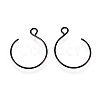 304 Stainless Steel Earring Hooks STAS-O119-10B-A-2